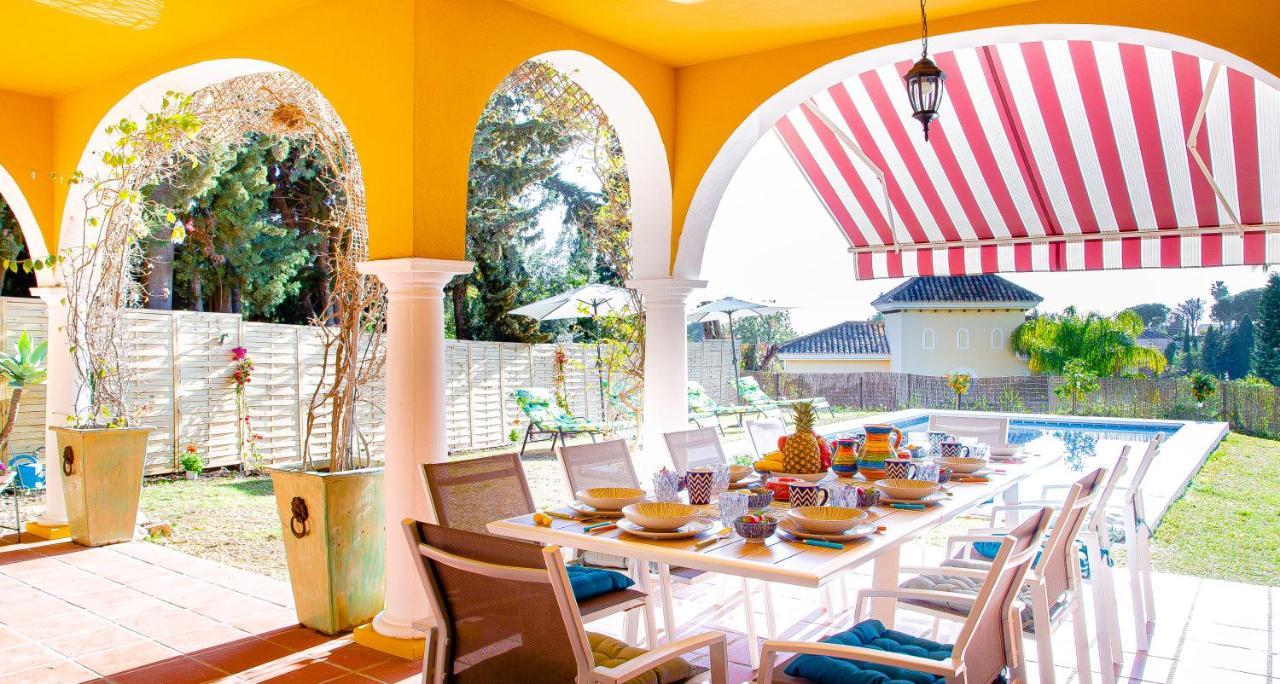 Villa Maria In El Rosario - Mit Sicht Auf Gibralta มาร์เบยา ภายนอก รูปภาพ